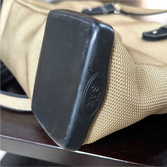 The Sak Cream and Black Shoulder Tote Bag - Picture 9 of 14